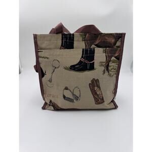Signare English Horse Tapestry Tote Bag